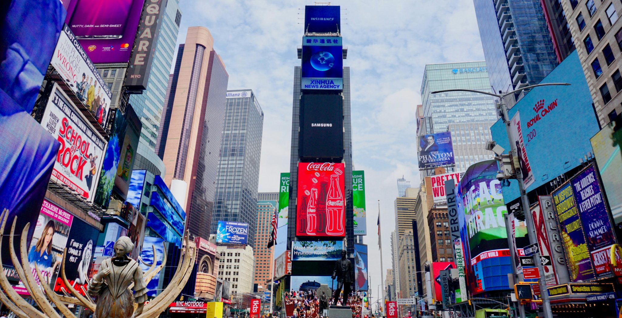 Advertising in New York Times Square